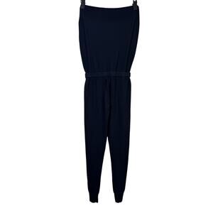 All Saint Ms‎ Knit Sleeveless Jogger One Piece Black 6